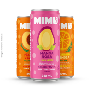 Mimü  - Caixa Mista: Manga, Pêssego, Tangerina
