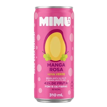Mimu prebiótica - Mimü - Tangerina Cremosa + Alecrim - Soda Prebiótica Mimü - Refrigerante Saudável - Mimü é o seu novo refrigerante saudável! Quase meia lata é fruta de verdade! Prebiótica, gaseificada, ingredientes 100% naturais, zero adição de açúcares, zero sódio, fonte de fibras e com baixas calorias.