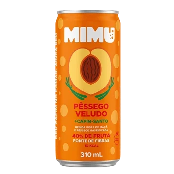 Mimu prebiótica - Mimü - Tangerina Cremosa + Alecrim - Soda Prebiótica Mimü - Refrigerante Saudável - Mimü é o seu novo refrigerante saudável! Quase meia lata é fruta de verdade! Prebiótica, gaseificada, ingredientes 100% naturais, zero adição de açúcares, zero sódio, fonte de fibras e com baixas calorias.